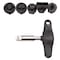 Steelman 6-Piece Oil Drain Plug Wrench Kit for Installing and Removing Plastic Oil Drain Plugs and Bolts 42439 - alternate 4